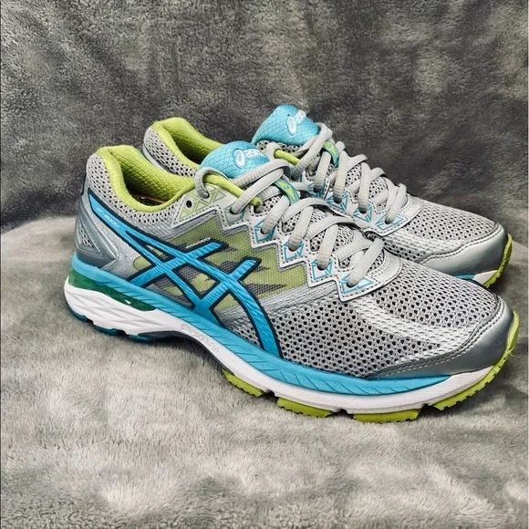Asics Shoes Asics Gt 200 Grey Blue Green Silver Running